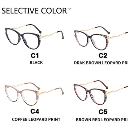 YINSQER Cat Eye Flat Top Glasses Blue Light Blocking TR90 Popular Frame Women's New Hot Sale Of The Season Fashionable