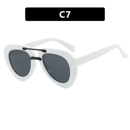 Fashion Classic Pilot Sunglasses Women For Men 2025 Vintage Sun Glasses Punk Popular Big Frame Outdoor Travel Eyeglasses UV400