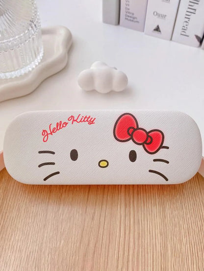 Cute Character Glasses Case & Cleaning Cloth Set