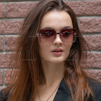 Retro Big Sunglasses Women - Designer Fashion Shades