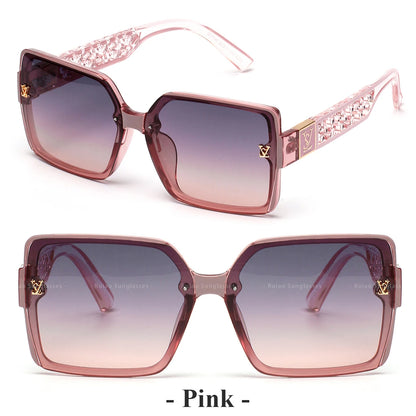 Retro Big Sunglasses Women - Designer Fashion Shades