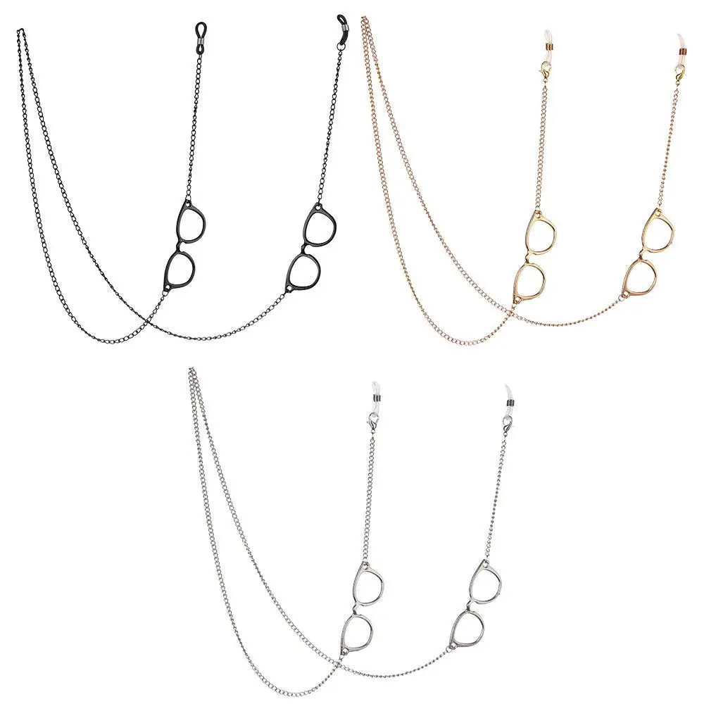 Vintage Metal Glasses Chain - Non-Slip Eyeglass Lanyard for Eyewear & Sunglasses
