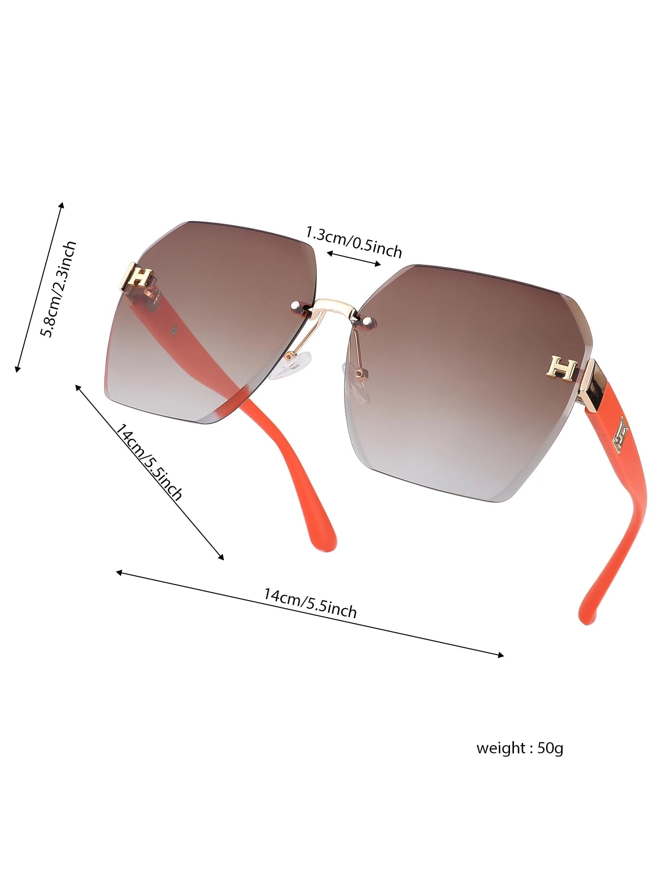 Big Frame Retro Glasses