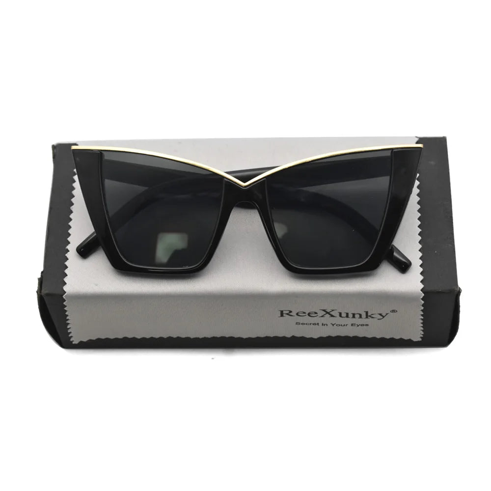 Cat Eye Sunglasses for Women - Designer Retro UV400 Protection