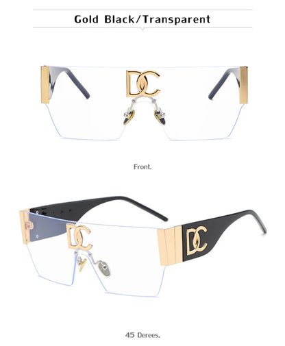 Luxury Square Rimless Shades