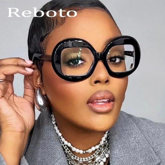 Oversized Round Specs - Designer Fashion Magnifiers