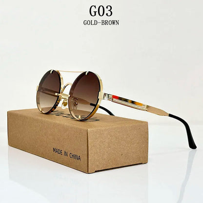 Oval Steampunk Sunglasses