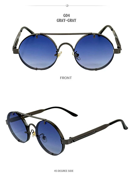 Oval Steampunk Sunglasses
