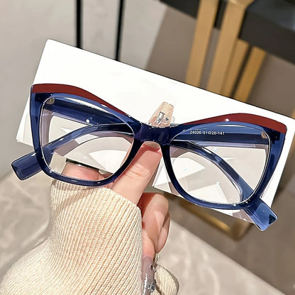 Cat Eye Tortoiseshell Specs - Blue Light Blocking Magnifiers