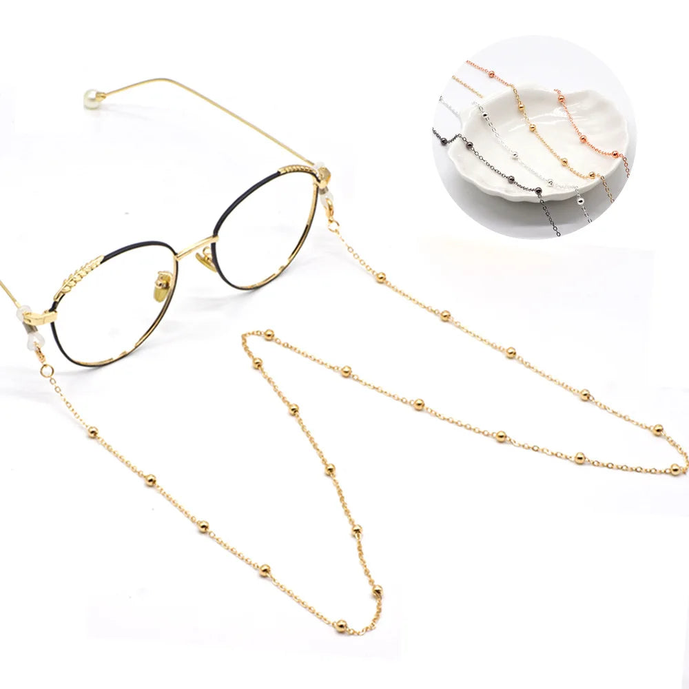 Fashion Metal Beaded Eyeglass Chain
