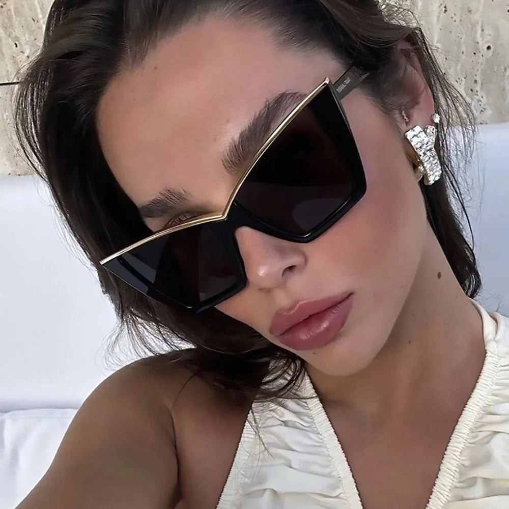 Cat Eye Sunglasses for Women - Designer Retro UV400 Protection