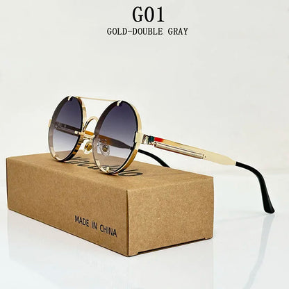 Oval Steampunk Sunglasses