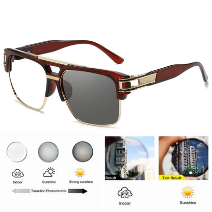 Color Changing Specs - Photochromic Square Magnifiers