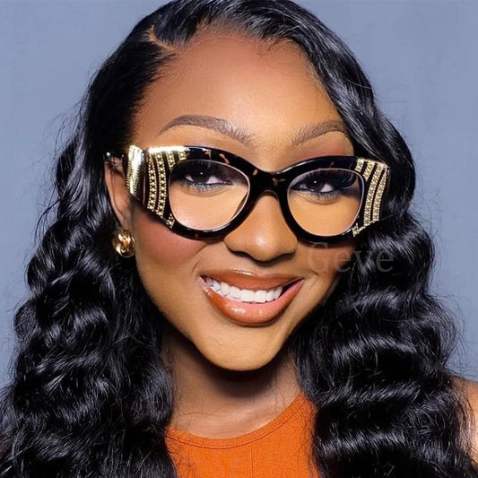 Vintage Square Frame with Metal Decoration