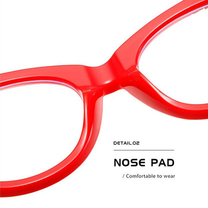 YOOSKE Cat Eye Vision Glasses - Anti Blue Light HD Lens Eyewear