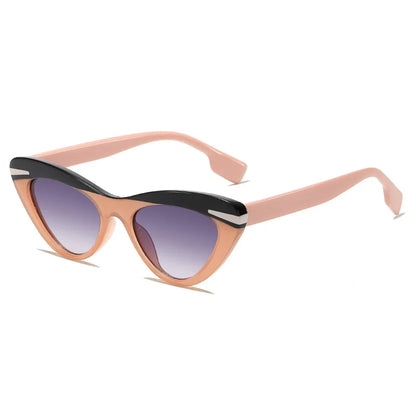 Vintage Cat Eye Sunglasses for Women – UV400 Gradient Mirror Lenses in 5 Trendy Colors