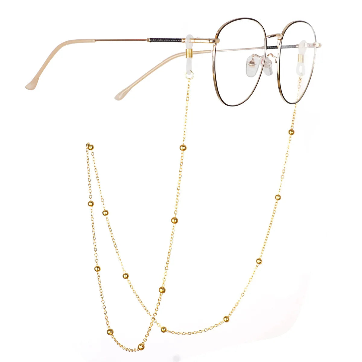Fashion Metal Beaded Eyeglass Chain