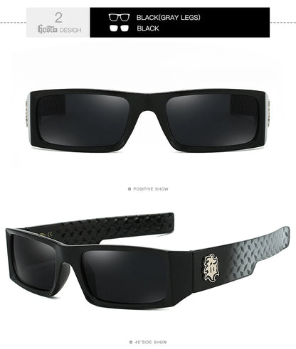 Retro Polarized Eyewear Men - Sports Driving Shades