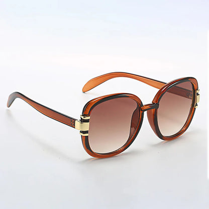 Women's Gradient Sunglasses – Transparent Plastic Frame UV400 | Multiple Colors