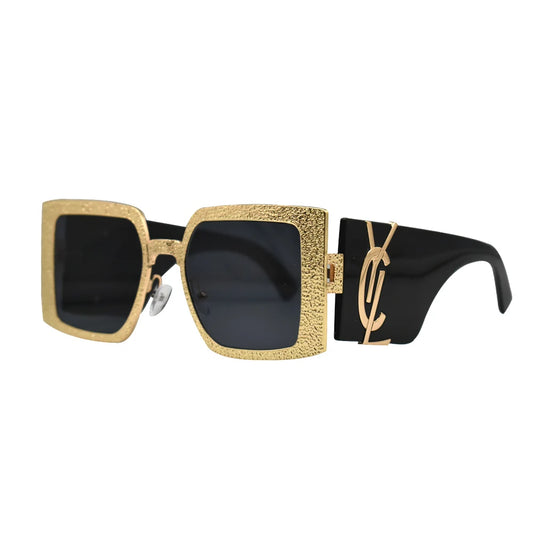 Vintage Oversized Square Eyewear - UV400 Protection Fashion Shades