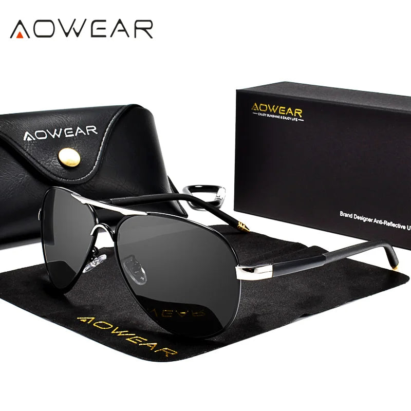 AOWEAR Aviation Sunglasses