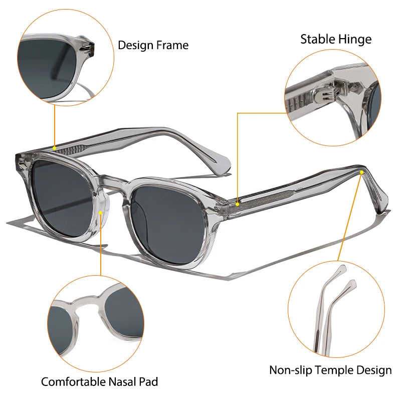 Retro Round Specs - Vintage Pin Temple Magnifiers