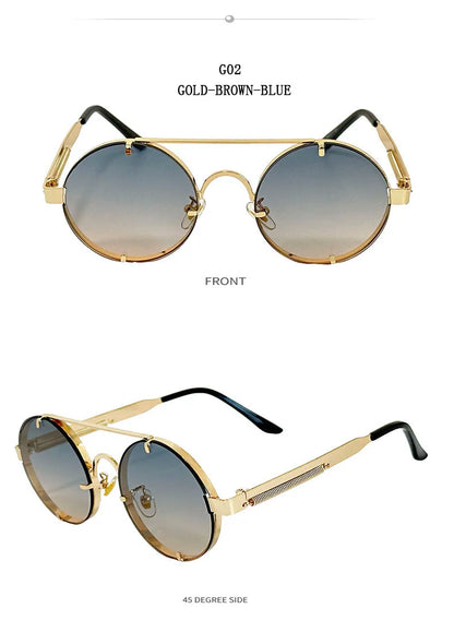 Oval Steampunk Sunglasses