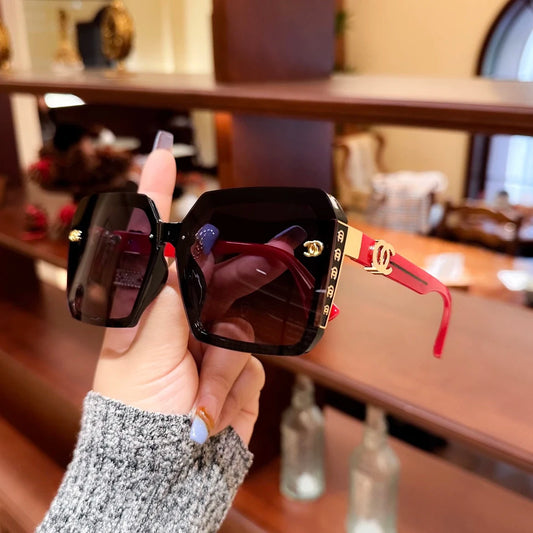 Fashion Oversized  Vintage Square Glasses