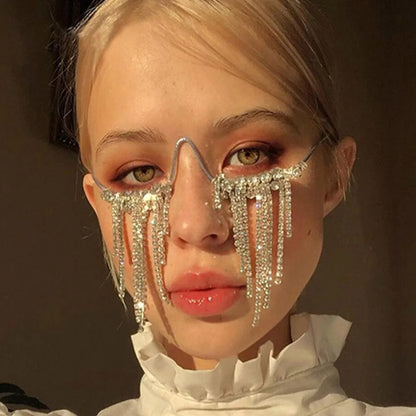 Rhinestone Party Glasses Frames