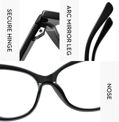 Chic Women's Cat Eye Anti-Blue Light Blockers