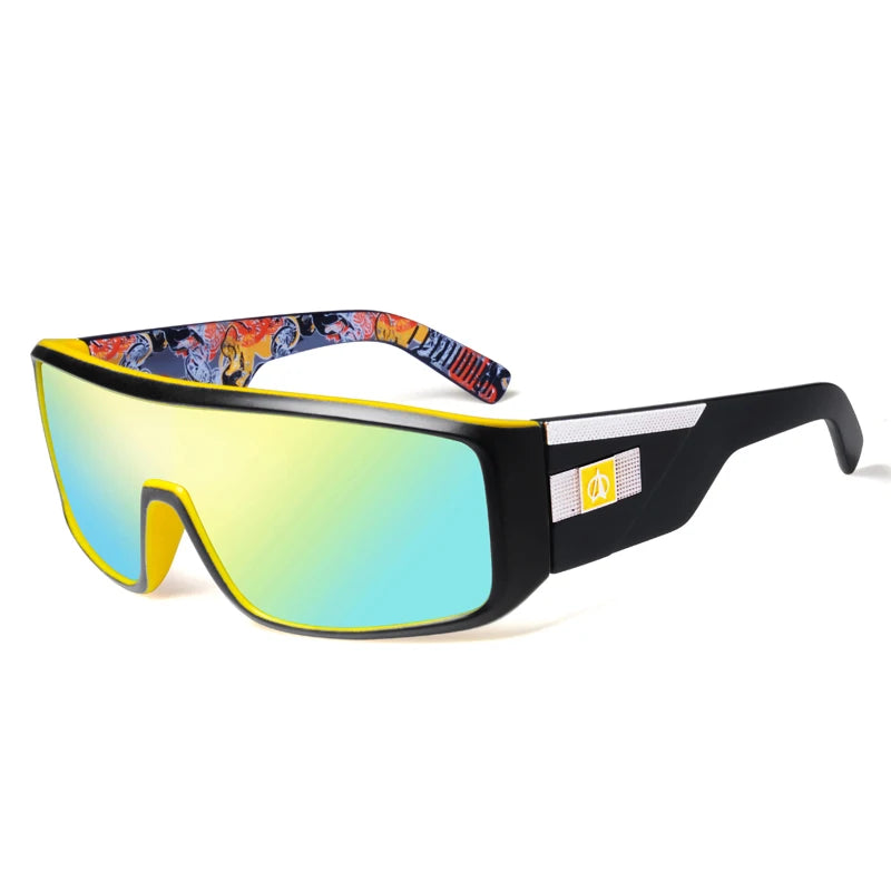 Cycling Sunglasses Men - Large Frame Sports Shades UV400
