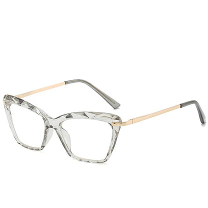 Square Fashion Specs - Trendy Cat Eye Magnifiers for Women