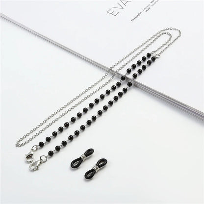 Pearl Beaded Anti-Falling Metal Eyeglass Chain