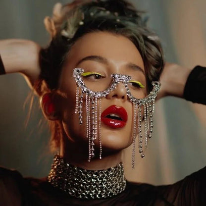 Rhinestone Party Glasses Frames