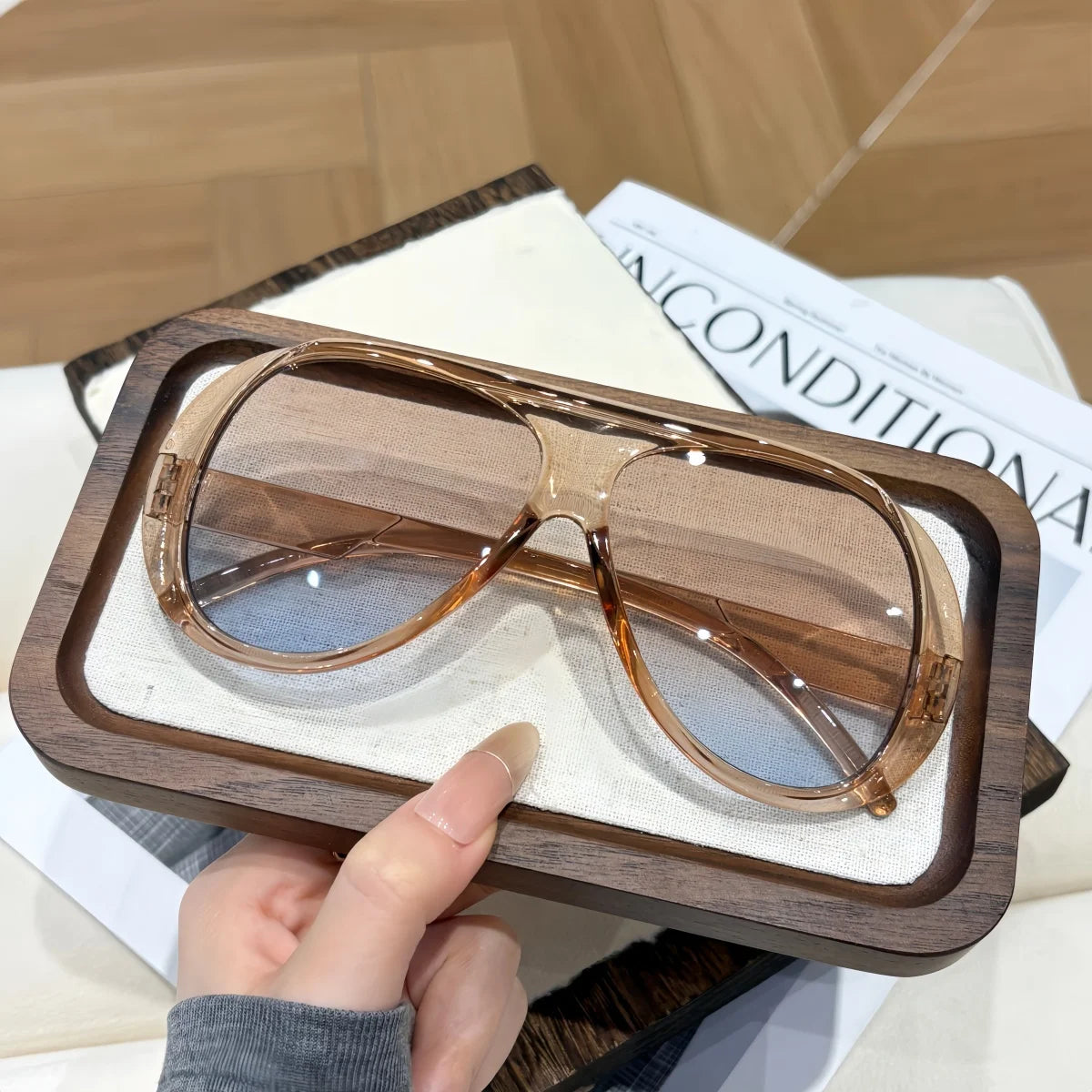Chromatic Edge Sunglasses – Bold Polygonal Frames with UV400 Protection