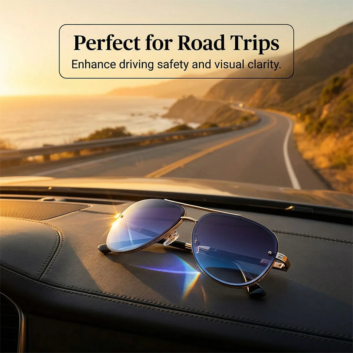 Oval Vintage UV400 Sunglasses - Unisex Metal Frame, 5 Lens Colors