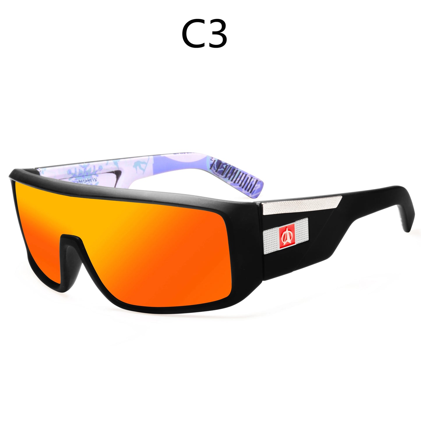 Cycling Sunglasses Men - Large Frame Sports Shades UV400