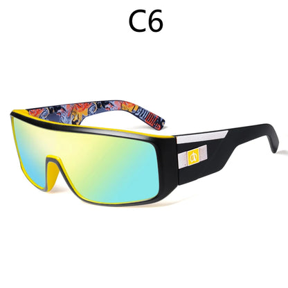 Cycling Sunglasses Men - Large Frame Sports Shades UV400