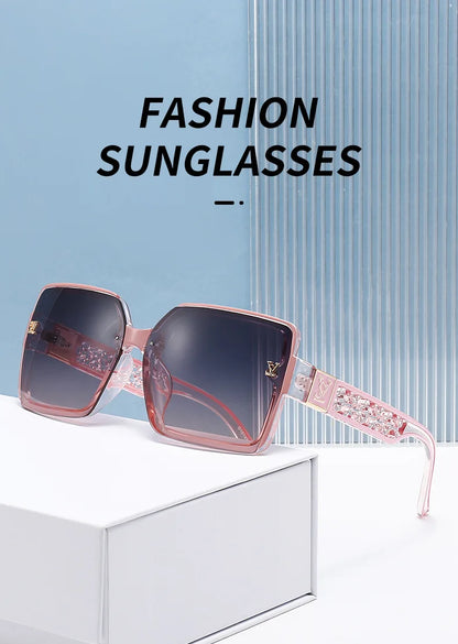 Retro Big Sunglasses Women - Designer Fashion Shades