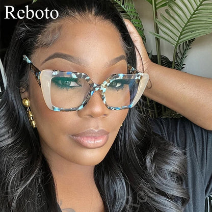 Square Frame Optical Eyewear for Women - Anti Blue Light Computer Vision Protection