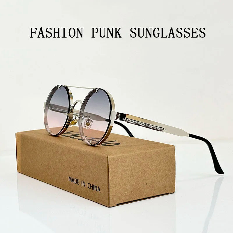 Oval Steampunk Sunglasses