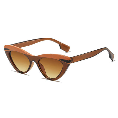 Vintage Cat Eye Sunglasses for Women – UV400 Gradient Mirror Lenses in 5 Trendy Colors