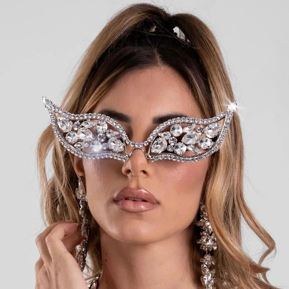 Rhinestone Party Glasses Frames
