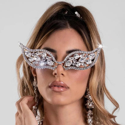 Rhinestone Party Glasses Frames
