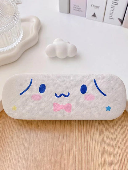 Cute Character Glasses Case & Cleaning Cloth Set