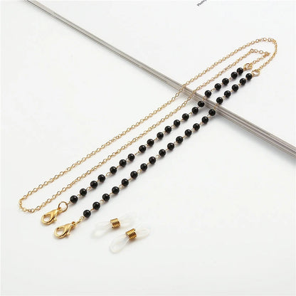 Pearl Beaded Anti-Falling Metal Eyeglass Chain
