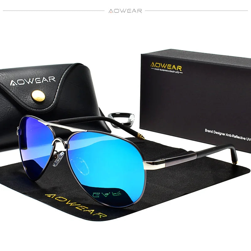 AOWEAR Aviation Sunglasses