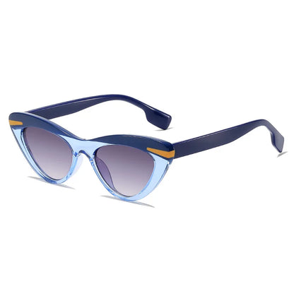 Vintage Cat Eye Sunglasses for Women – UV400 Gradient Mirror Lenses in 5 Trendy Colors