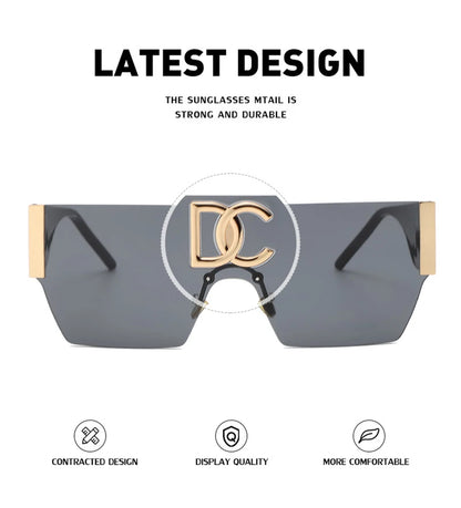Luxury Square Rimless Shades