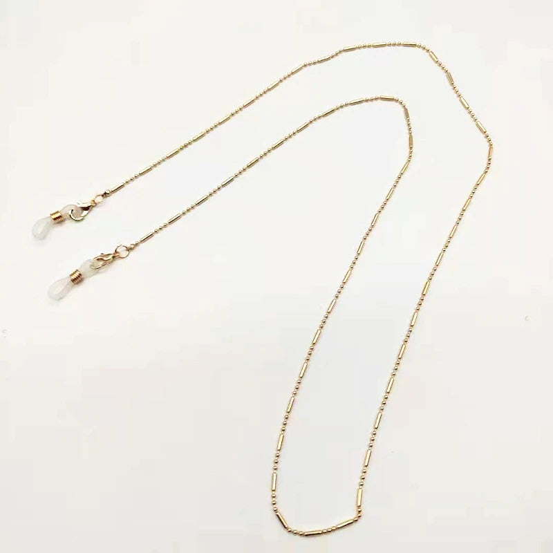 Pearl Beaded Anti-Falling Metal Eyeglass Chain